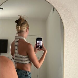 Striped Halter  Top